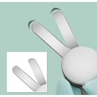 Ножницы маникюрные, детские, с защитным колпачком, голубой - Фото 4