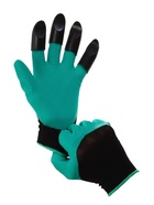 Перчатки садовые, нейлоновые «Землеройки», с латексной пропиткой, с когтями, зелёные, Greengo - Фото 13