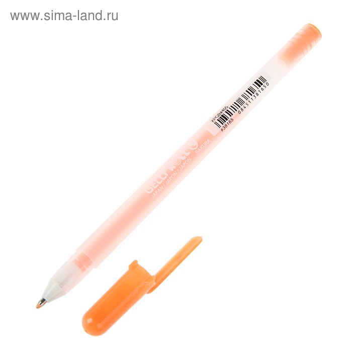 Ручка гелевая для декоративных работ Sakura Gelly Roll Moonlight 0.8 мм флуоресцентный оранжевый - Фото 1