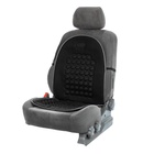 Накидка-массажёр на сиденье автомобиля, чёрный, велюр - Фото 4