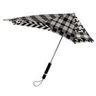 Зонт-трость, диаметр 90 см, цвет чёрный/белый - Фото 2