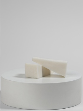 Набор спонжей для макияжа, 5?2 см, 8 шт., белый (комплект 3 шт)