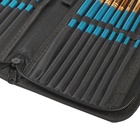 Набор кистей для рисования, нейлон, 15 штук: № 1, 2, 3, 4, 5, 6, 7, 8, 9, 10, 11, 12, 13, 14, 15, Calligrata, круглые, плоские, в пенале на молнии, международный размер - Фото 7