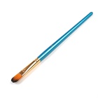 Набор кистей для рисования, нейлон, 15 штук: № 1, 2, 3, 4, 5, 6, 7, 8, 9, 10, 11, 12, 13, 14, 15, Calligrata, круглые, плоские, в пенале на молнии, международный размер - Фото 10