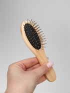 Расчёска массажная, деревянная, 4.5×16 см - Фото 3