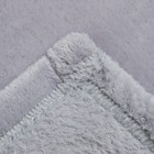Плед "Этель", р-р 130х180 см, светло-серый, 100% п/э - Фото 4