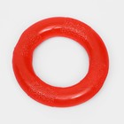 Игрушка "Кольцо" малое, 9 см, каучук, красная - Фото 2