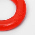 Игрушка "Кольцо" малое, 9 см, каучук, красная - фото 8389360