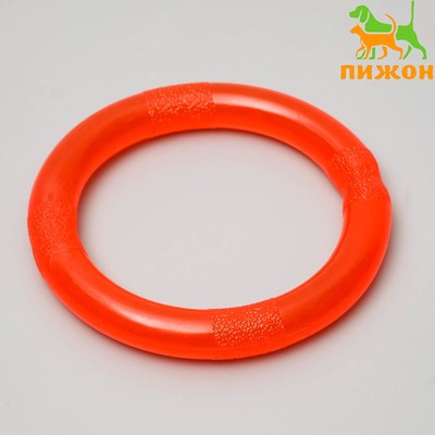 Игрушка «Кольцо» большое, 14 см, каучук, красная