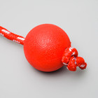 Игрушка "Шарик на веревке", 5,5 см, каучук, микс цветов - Фото 2