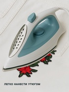 Термоаппликация «Цветы», 20×7 см, красная - Фото 2