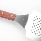 Лопатка «Эко», с отверстиями и ножом, 2 в 1, 50 см - Фото 4