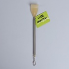 Массажёр - чесалка, с раздвижной ручкой, с подвесом, 20/42 см, цвет жёлтый - Фото 8