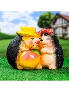Садовая фигура из гипса «Ёжики признание в любви», 23×17×22 см - Фото 3