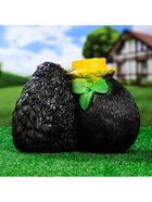 Садовая фигура из гипса «Ёжики признание в любви», 19×28×22 см  (артикул 3528571)  большой выбор товаров оптом и в розницу по низким ценам с доставкой