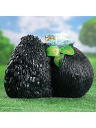 Садовая фигура из гипса «Ёжики признание в любви», 19×28×22 см  (артикул 3528571)  большой выбор товаров оптом и в розницу по низким ценам с доставкой