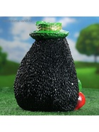 Садовая фигура из гипса «Ёжик с тремя яблоками», 20×25×28 см 3528573