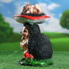 Садовая фигура "Ежик загорает" 30х19см - Фото 4