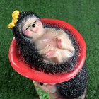 Садовая фигура "Ежик загорает" 30х19см - Фото 2