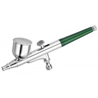 Аэрограф пневматический Jonnesway JA-101, дюза 0.3 мм, верхний бачок металл 7 мл