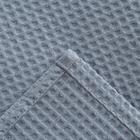 Полотенце вафельное «Этель» 70х140 см, цвет серый, плотность 240 г/м2 - Фото 4