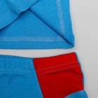 Комплект для мальчика: майка, трусы-боксеры, рост 86 (52) см, цвет красно-голубой - Фото 4