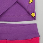 Комплект для девочки: майка с плечом, трусы, рост 80 (52) см, цвет малиново-сиреневый - Фото 4