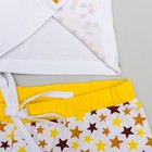 Пижама для девочки, рост 164 (80) см, цвет бело-жёлтый - Фото 4