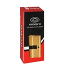 Цилиндровый механизм, 60 мм, с вертушкой, английский ключ, 5 ключей, цвет золото - фото 809149703