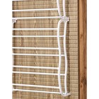 Обувница надверная, 8 ярусов (на 24 пары обуви), 50×20×124 см, цвет белый - Фото 4