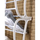 Обувница надверная, 8 ярусов (на 24 пары обуви), 50×20×124 см, цвет белый - Фото 6