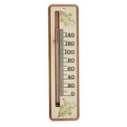 Термометр деревянный " Цветы", 19х5х1см, Добропаровъ - Фото 2
