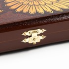 Нарды деревянные большие, настольная игра «Герб России», 40×40 см, с шашками - Фото 6