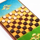 Нарды "ВДВ", деревянная доска 60 х 60 см, с полем для игры в шашки - Фото 3