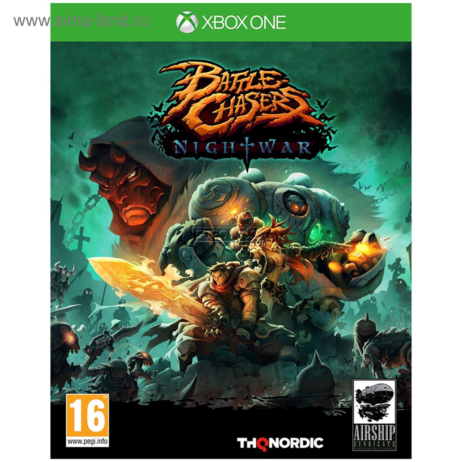 Игра для Xbox One BattleChasers: Night war (3612877) - Купить по цене от  999.00 руб. | Интернет магазин SIMA-LAND.RU