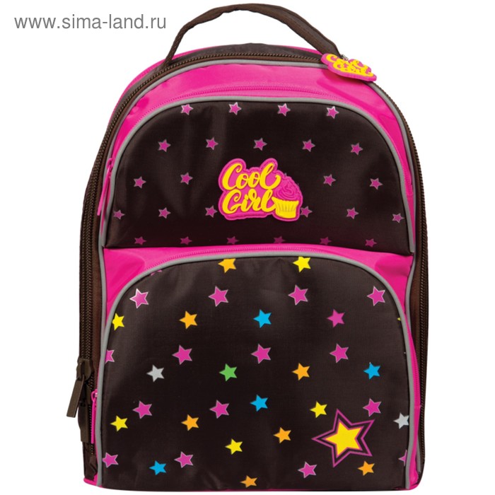 Рюкзак школьный с эргономичной спинкой Berlingo Medium Starry, 37х29х19 см - Фото 1
