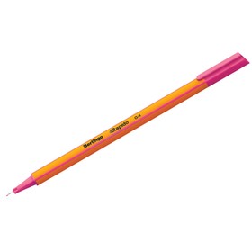 Ручка капиллярная Berlingo Rapido, 0,4 мм, трёхгранная, стержень розовый