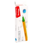 Ручка капиллярная Berlingo Rapido, 0,4 мм, трёхгранная, стержень светло-зелёный - Фото 3