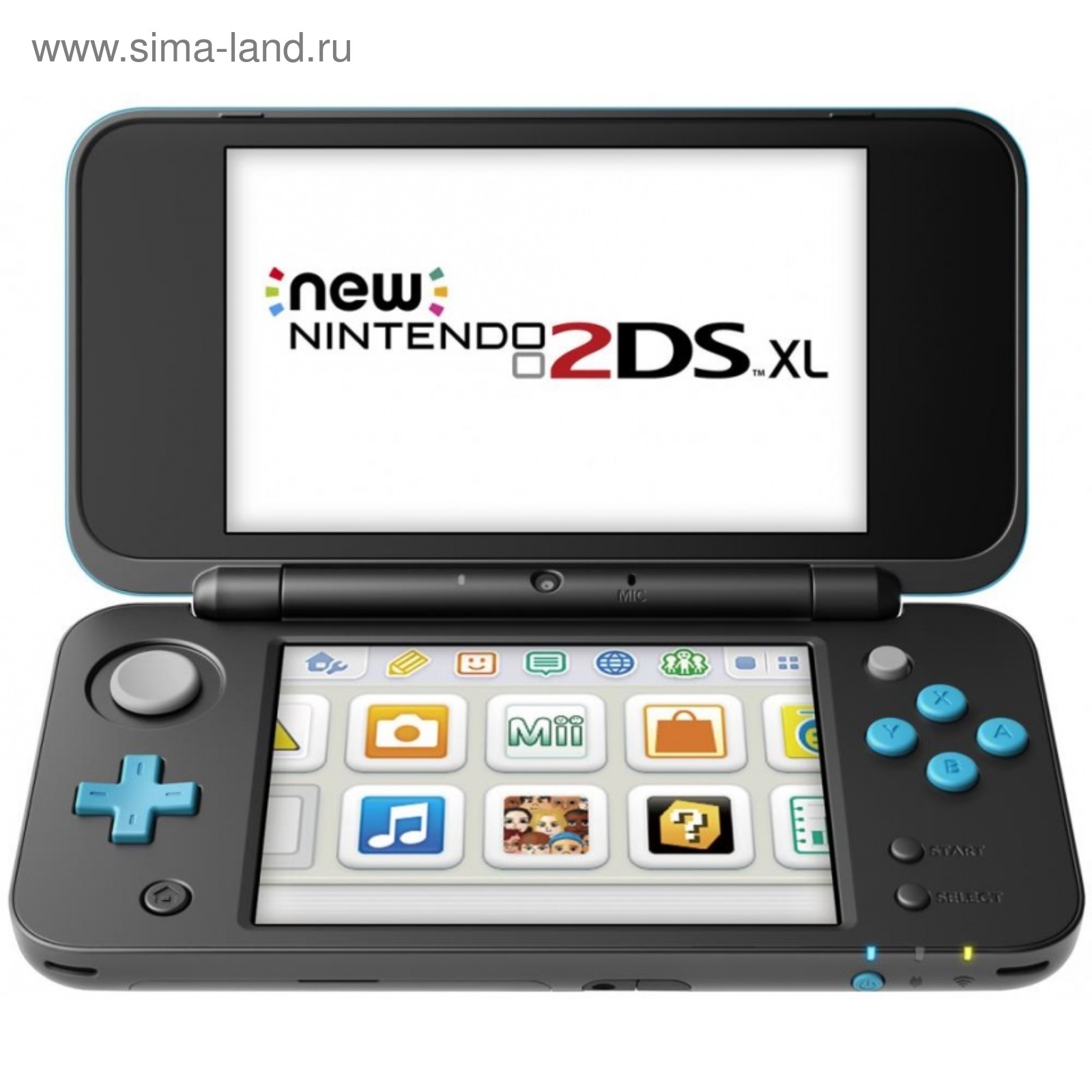 Игровая приставка Nintendo 3DS: New Nintendo 2DS XL, цвет черный-бирюзовый  (3612946) - Купить по цене от 10 218.67 руб. | Интернет магазин SIMA-LAND.RU