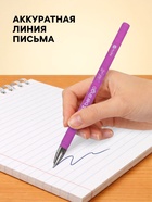 Ручка шариковая Berlingo. Starlight, синий стержень, игольчатый узел 0.7 мм, МИКС - Фото 2