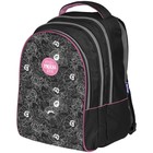 Рюкзак на молнии Berlingo Style Lace flowers, 3 отделения, 1 карман, цвет чёрный - Фото 4