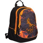 Рюкзак на молнии Berlingo Style Lizard, 2 отделения, 4 кармана, цвет чёрный - Фото 2