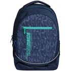 Рюкзак на молнии Berlingo Style Technomania, 3 отделения, 3 кармана, цвет синий - Фото 1