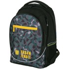 Рюкзак на молнии Berlingo Style Urban Jumble, 3 отделения, 3 кармана, цвет чёрный - Фото 3