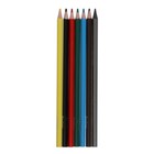 Карандаши цветные 6 цветов Berlingo "Корабли" + чернографитный карандаш - Фото 2