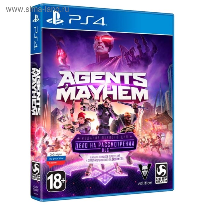 Игра для Sony PlayStation 4 Agents of Mayhem ИЗДАНИЕ ПЕРВОГО ДНЯ. - Фото 1