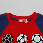 Футболка для мальчика «Футбол», рост 98 (56), цвет красный, тёмно-синий - Фото 3