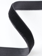 Лента бархатная, 10 мм, 18±1 м, чёрная №03 - Фото 3