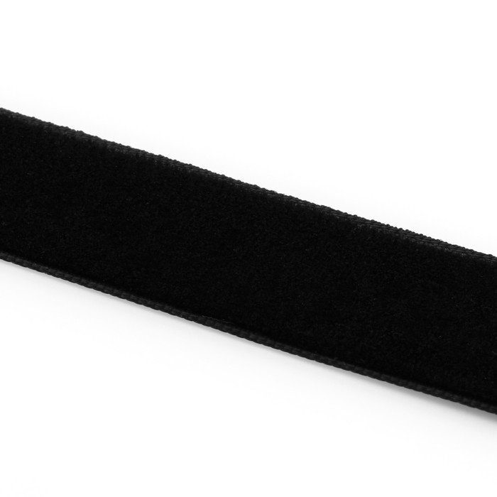 Лента бархатная, 15 мм, 18 ± 1 м, цвет чёрный №03 - фото 1908383047