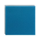 Губка прямоугольная, крупнопористая, лист 50 х 50 х 3 см, синий - фото 8389691